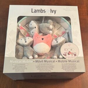 Lambs and Ivy Baby Room Musical Mobile Little Spirit Collection Southwest Fox